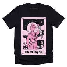 Load image into Gallery viewer, Tarot: The Suffragette T-Shirt-Feminist Apparel, Feminist Clothing, Feminist T Shirt, BC3001-The Spark Company