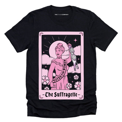 Tarot: The Suffragette T-Shirt-Feminist Apparel, Feminist Clothing, Feminist T Shirt, BC3001-The Spark Company