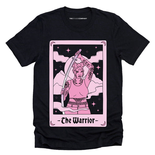 Tarot: The Warrior T-Shirt-Feminist Apparel, Feminist Clothing, Feminist T Shirt, BC3001-The Spark Company