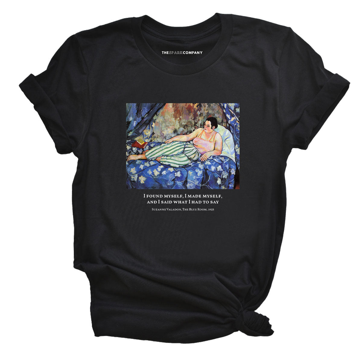 The Blue Room by Suzanne Valadon T-Shirt-Feminist Apparel, Feminist Clothing, Feminist T Shirt, BC3001-The Spark Company
