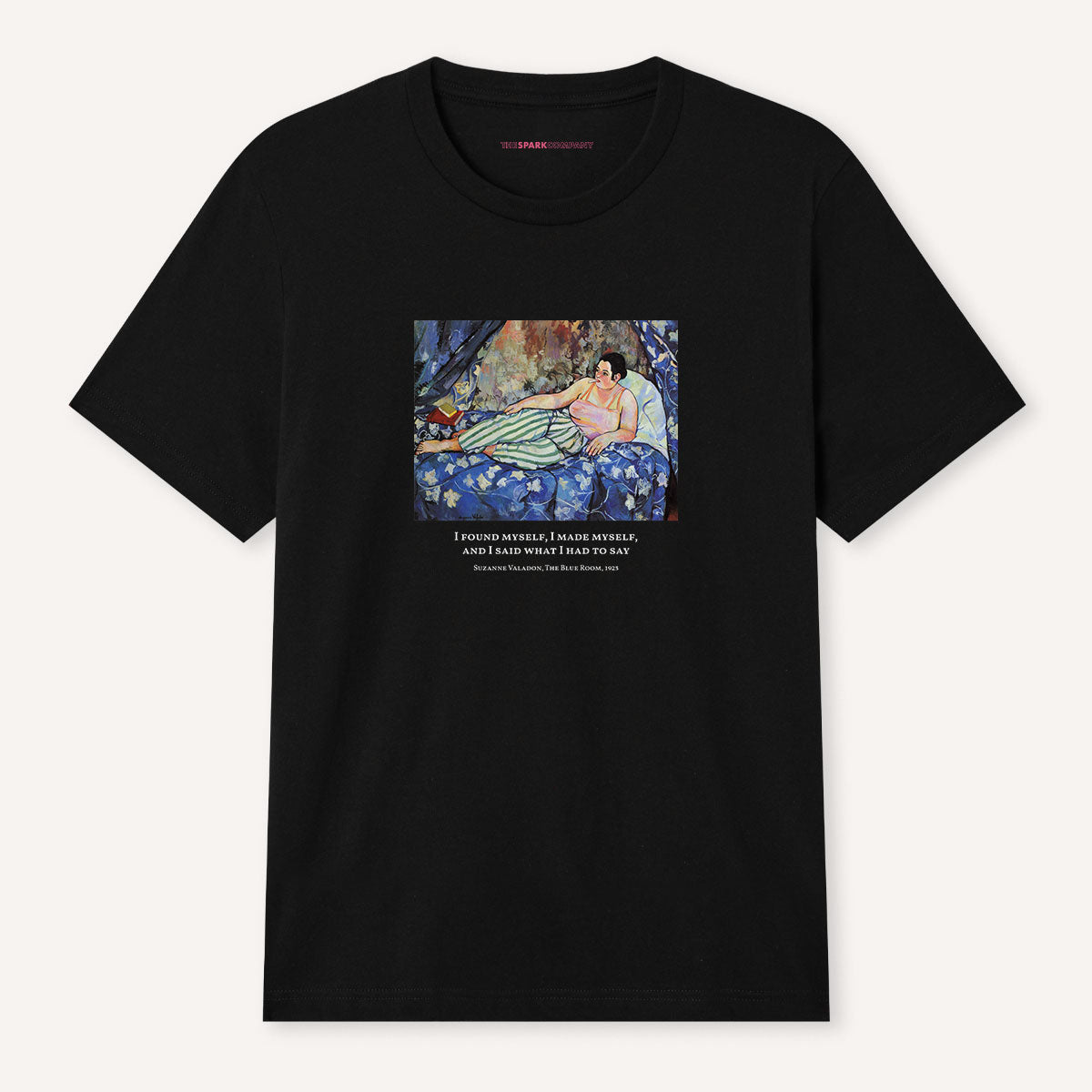 The Blue Room by Suzanne Valadon T-Shirt-Feminist Apparel, Feminist Clothing, Feminist T Shirt, BC3001-The Spark Company