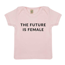 Load image into Gallery viewer, The Future Is Female Baby T-Shirt-Feminist Apparel, Feminist Clothing, Feminist Baby T Shirt, EPB01-The Spark Company