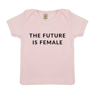 The Future Is Female Baby T-Shirt-Feminist Apparel, Feminist Clothing, Feminist Baby T Shirt, EPB01-The Spark Company
