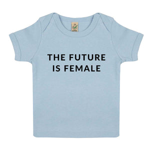 The Future Is Female Baby T-Shirt-Feminist Apparel, Feminist Clothing, Feminist Baby T Shirt, EPB01-The Spark Company