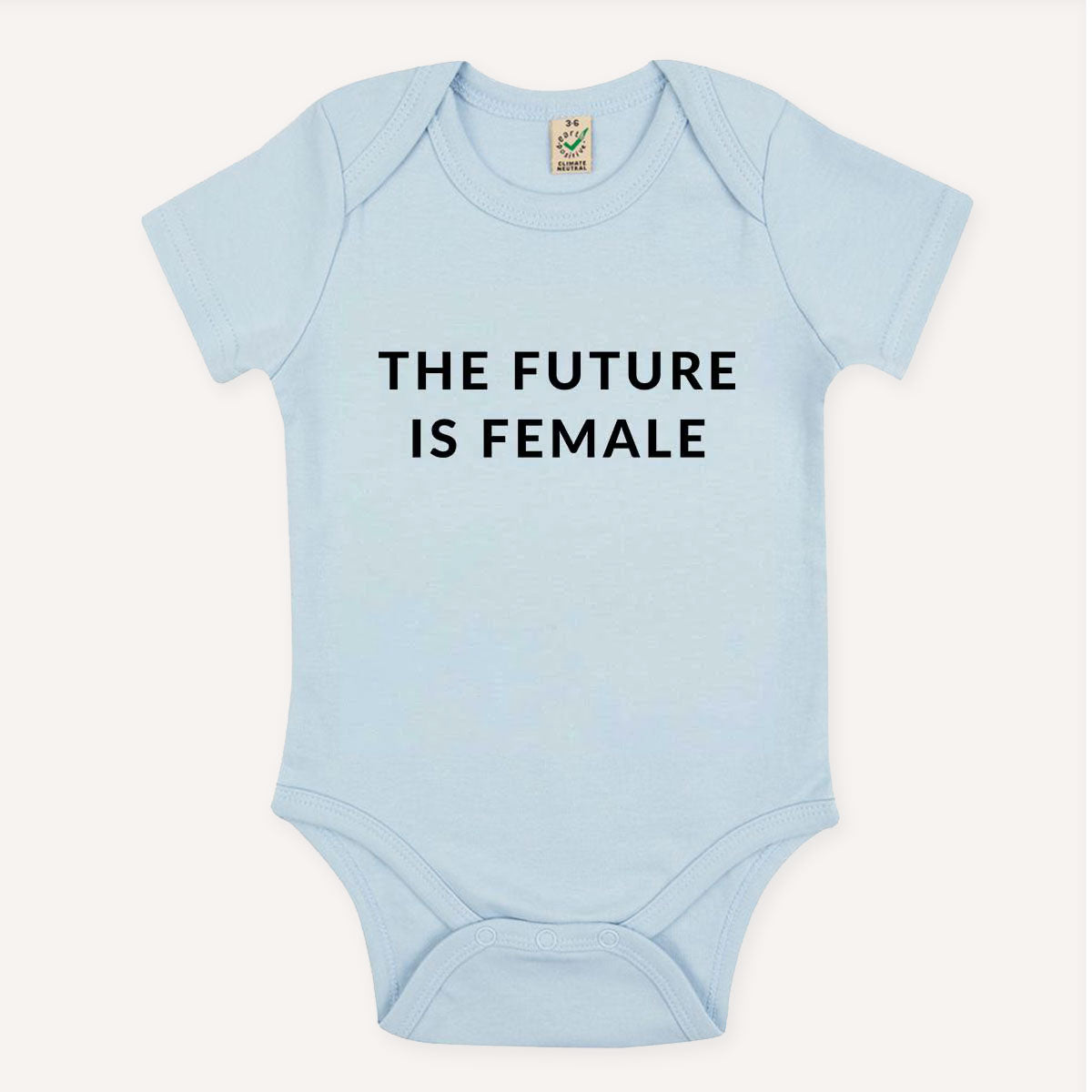 The Future Is Female Babygrow-Feminist Apparel, Feminist Clothing, Feminist Baby Onesie, EPB02-The Spark Company