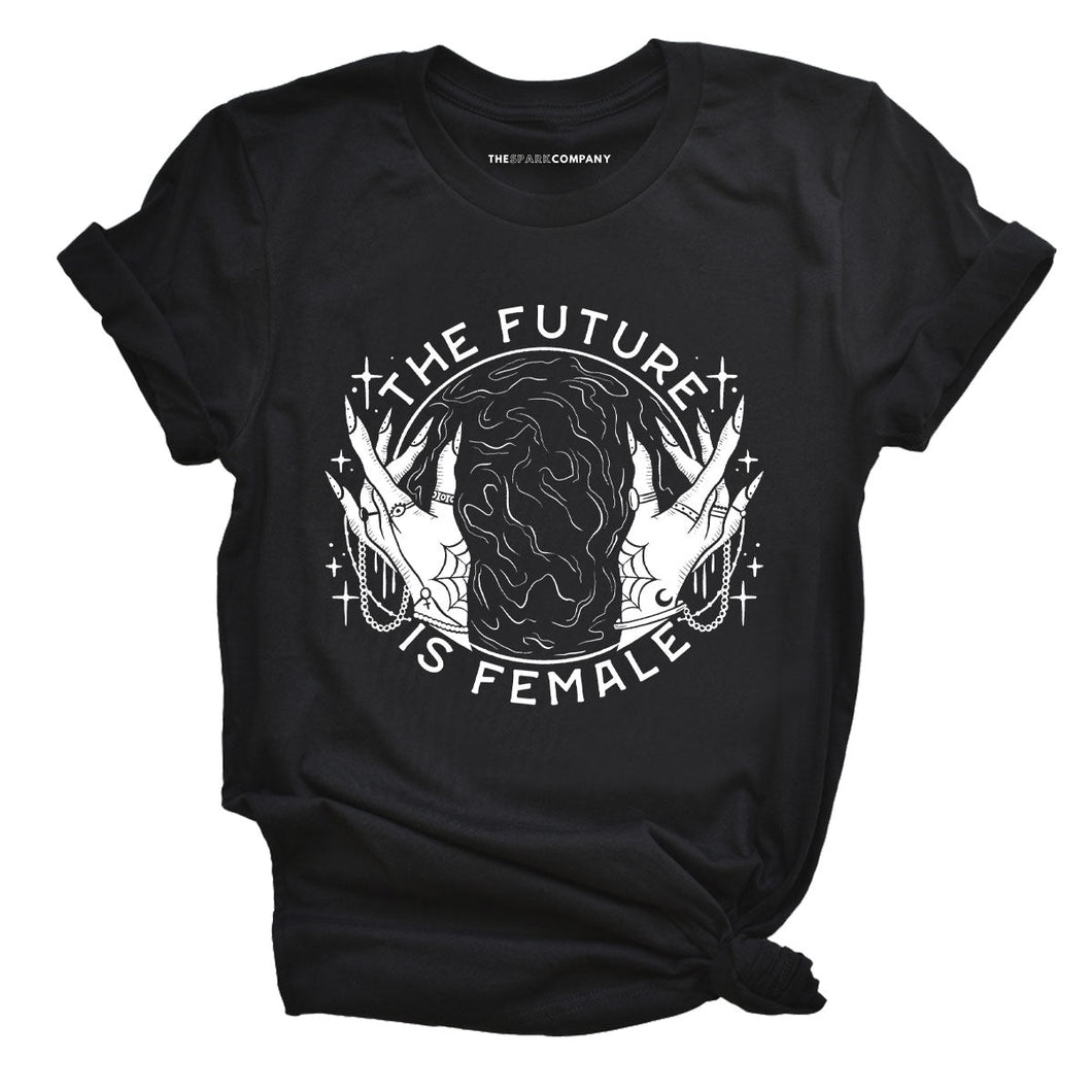 The Future Is Female Halloween T-Shirt-Feminist Apparel, Feminist Clothing, Feminist T Shirt, BC3001-The Spark Company