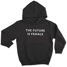 Load image into Gallery viewer, The Future Is Female Kids Hoodie-Feminist Apparel, Feminist Clothing, Feminist Kids Hoodie, JH001J-The Spark Company