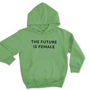 The Future Is Female Kids Hoodie-Feminist Apparel, Feminist Clothing, Feminist Kids Hoodie, JH001J-The Spark Company