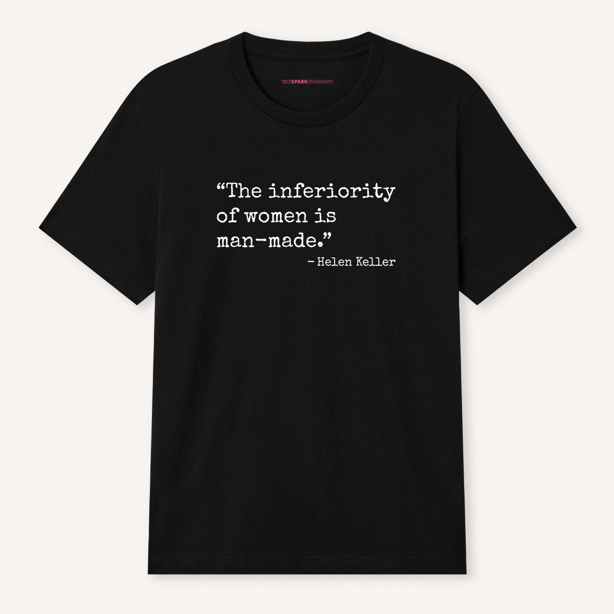 The Inferiority Of Women Is Man-Made T-Shirt-Feminist Apparel, Feminist Clothing, Feminist T Shirt, BC3001-The Spark Company