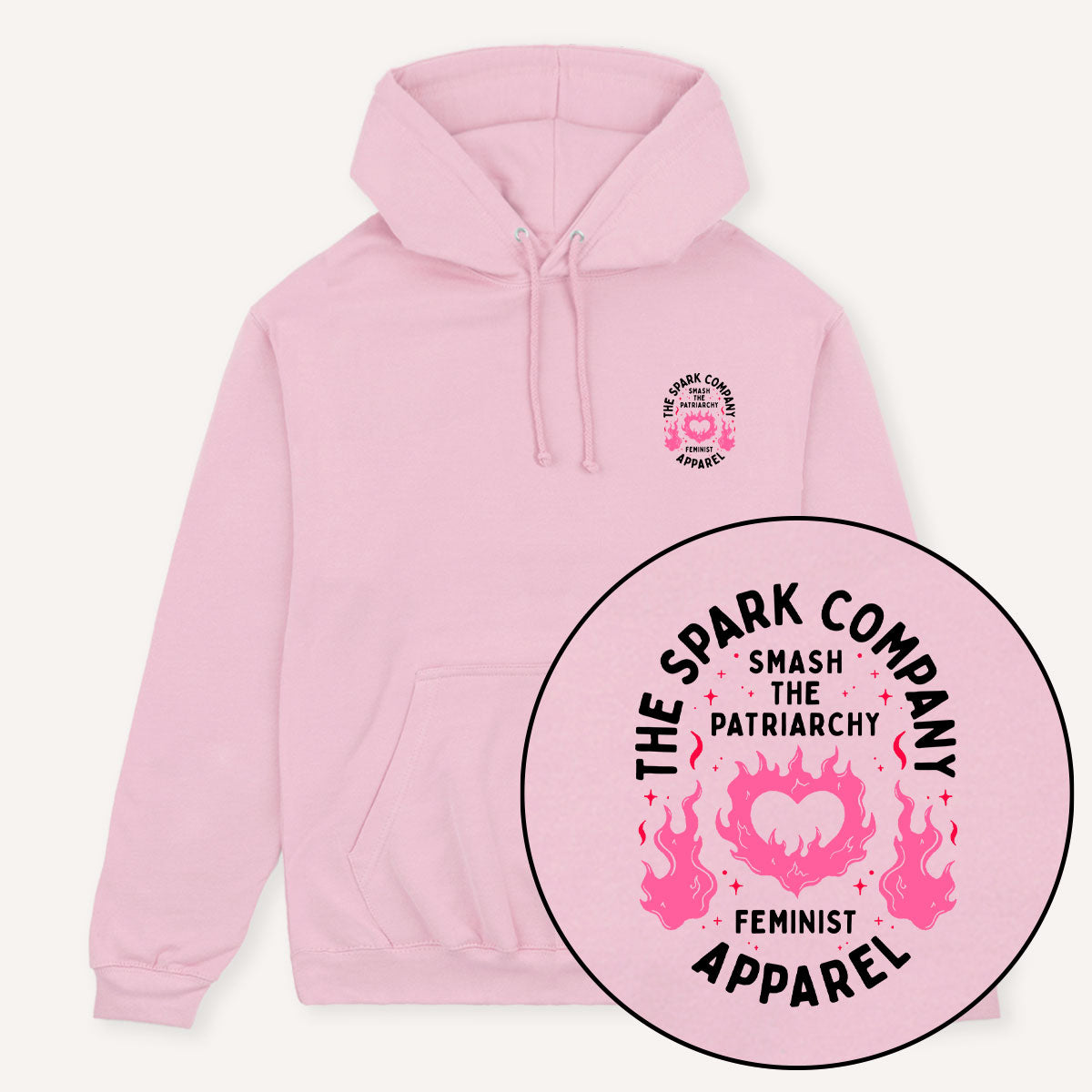 The Spark Company Feminist Apparel Hoodie-Feminist Apparel, Feminist Clothing, Feminist Hoodie, JH001-The Spark Company