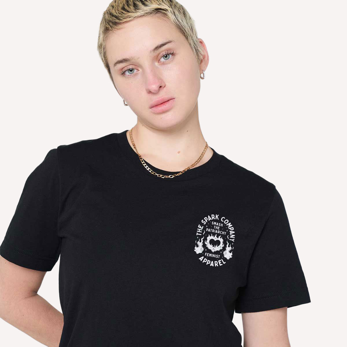 The Spark Company Feminist Apparel T-Shirt-Feminist Apparel, Feminist Clothing, Feminist T Shirt, BC3001-The Spark Company