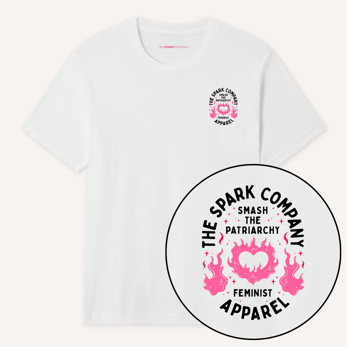 The Spark Company Feminist Apparel T-Shirt-Feminist Apparel, Feminist Clothing, Feminist T Shirt, BC3001-The Spark Company