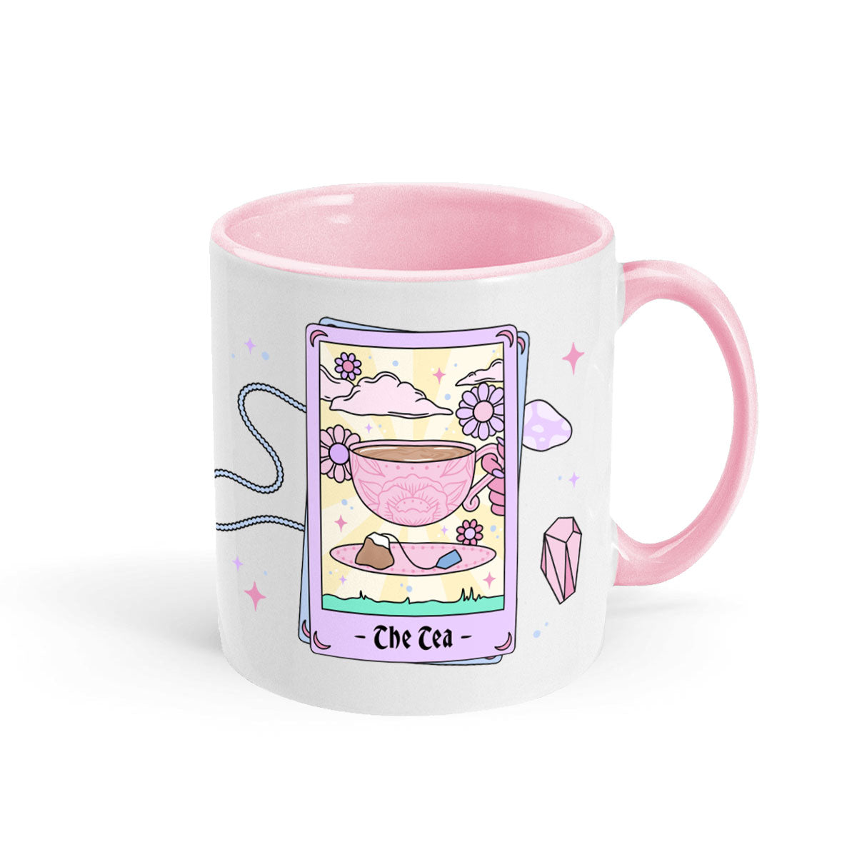 The Tea Tarot Mug-Feminist Apparel, Feminist Gift, Feminist Coffee Mug, 11oz White Ceramic-The Spark Company