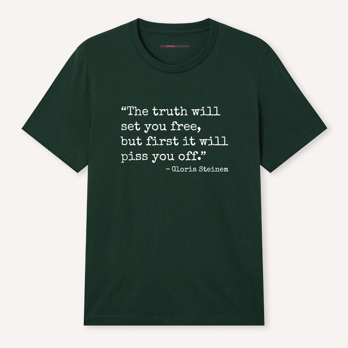 The Truth Will Set You Free T-Shirt-Feminist Apparel, Feminist Clothing, Feminist T Shirt, BC3001-The Spark Company