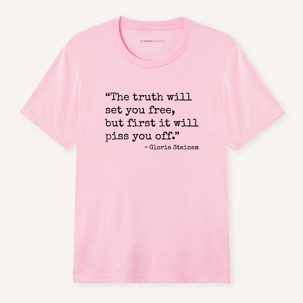 The Truth Will Set You Free T-Shirt-Feminist Apparel, Feminist Clothing, Feminist T Shirt, BC3001-The Spark Company