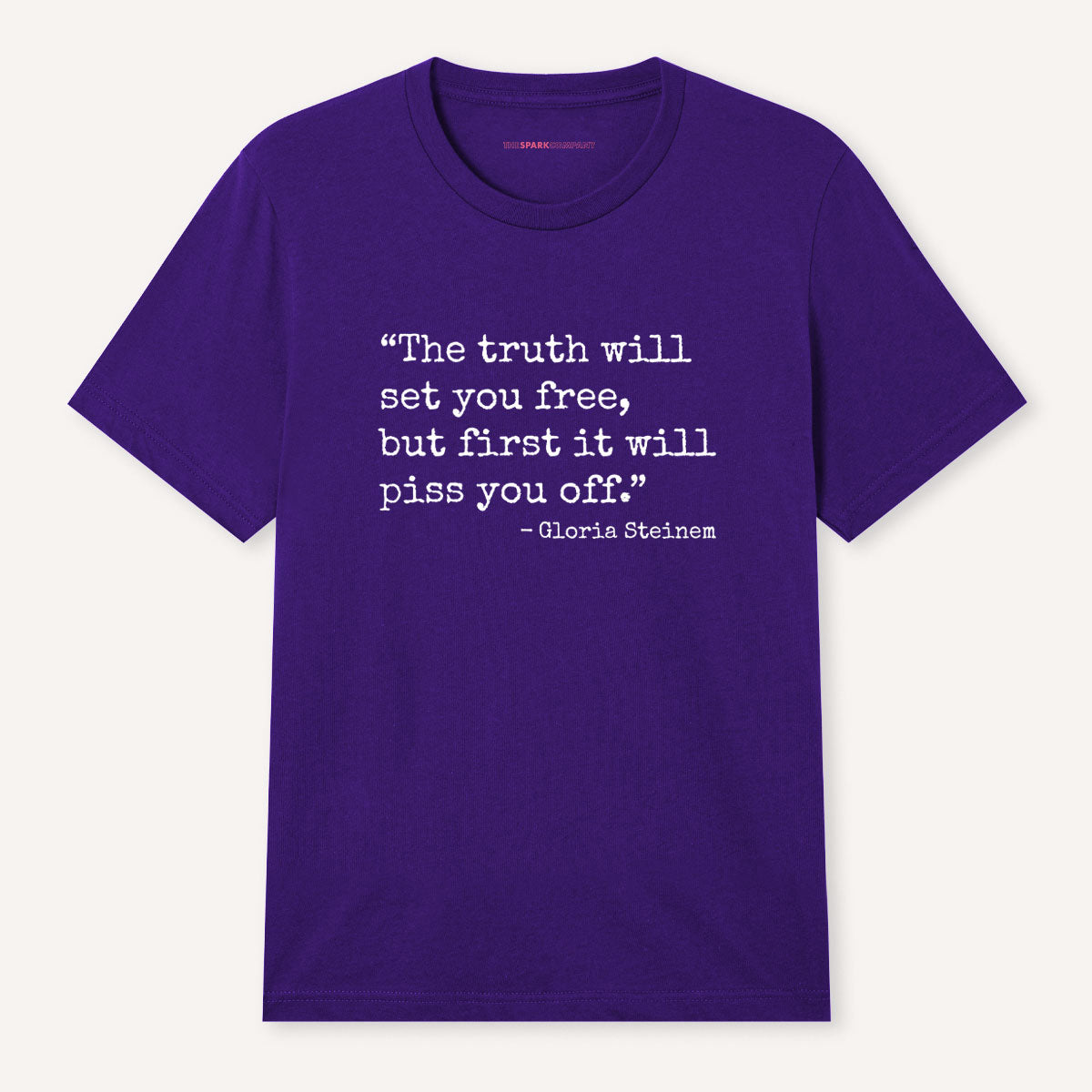 The Truth Will Set You Free T-Shirt-Feminist Apparel, Feminist Clothing, Feminist T Shirt, BC3001-The Spark Company