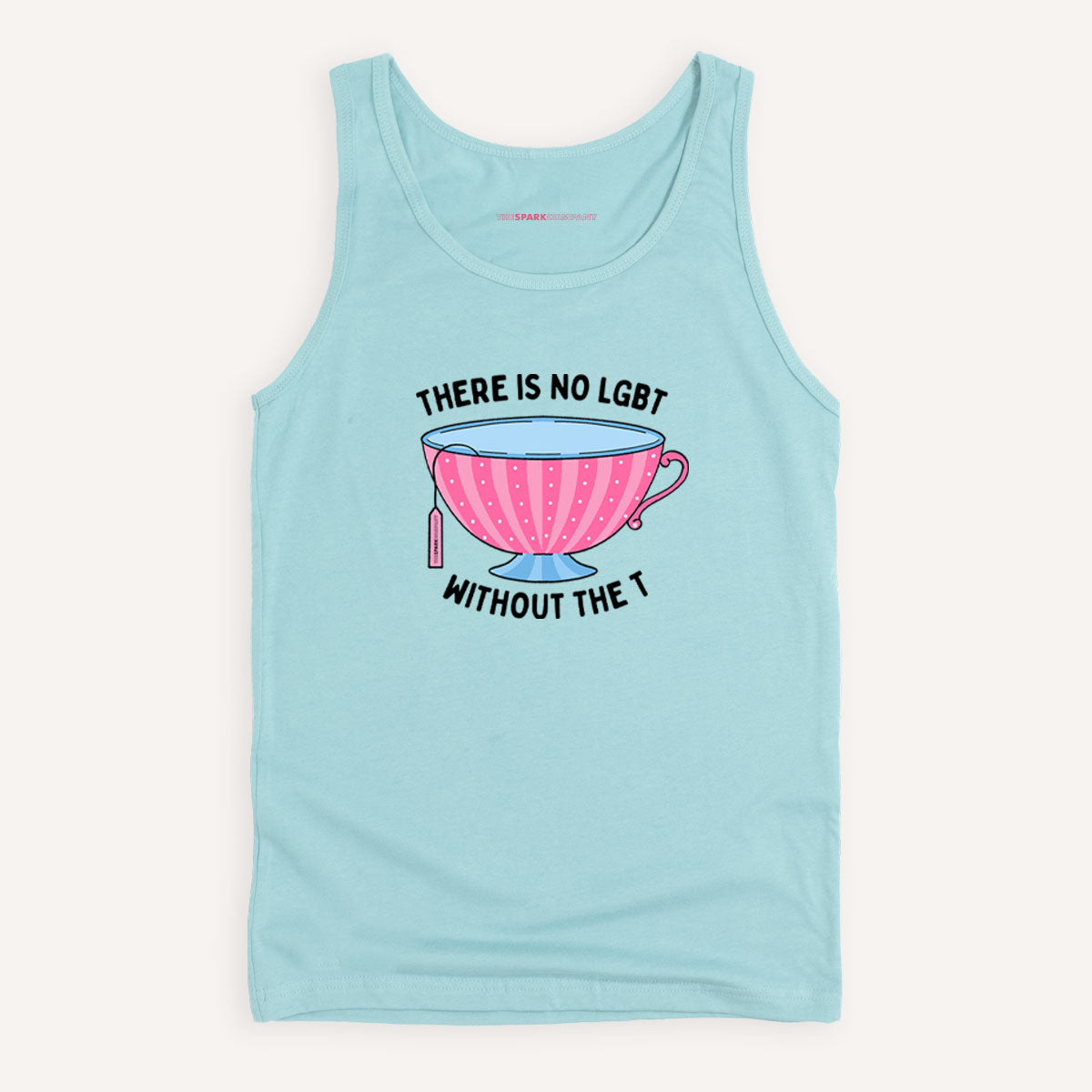 There Is No LGBT Without The T Tank Top-LGBT Apparel, LGBT Clothing, LGBT Tank, 03980-The Spark Company