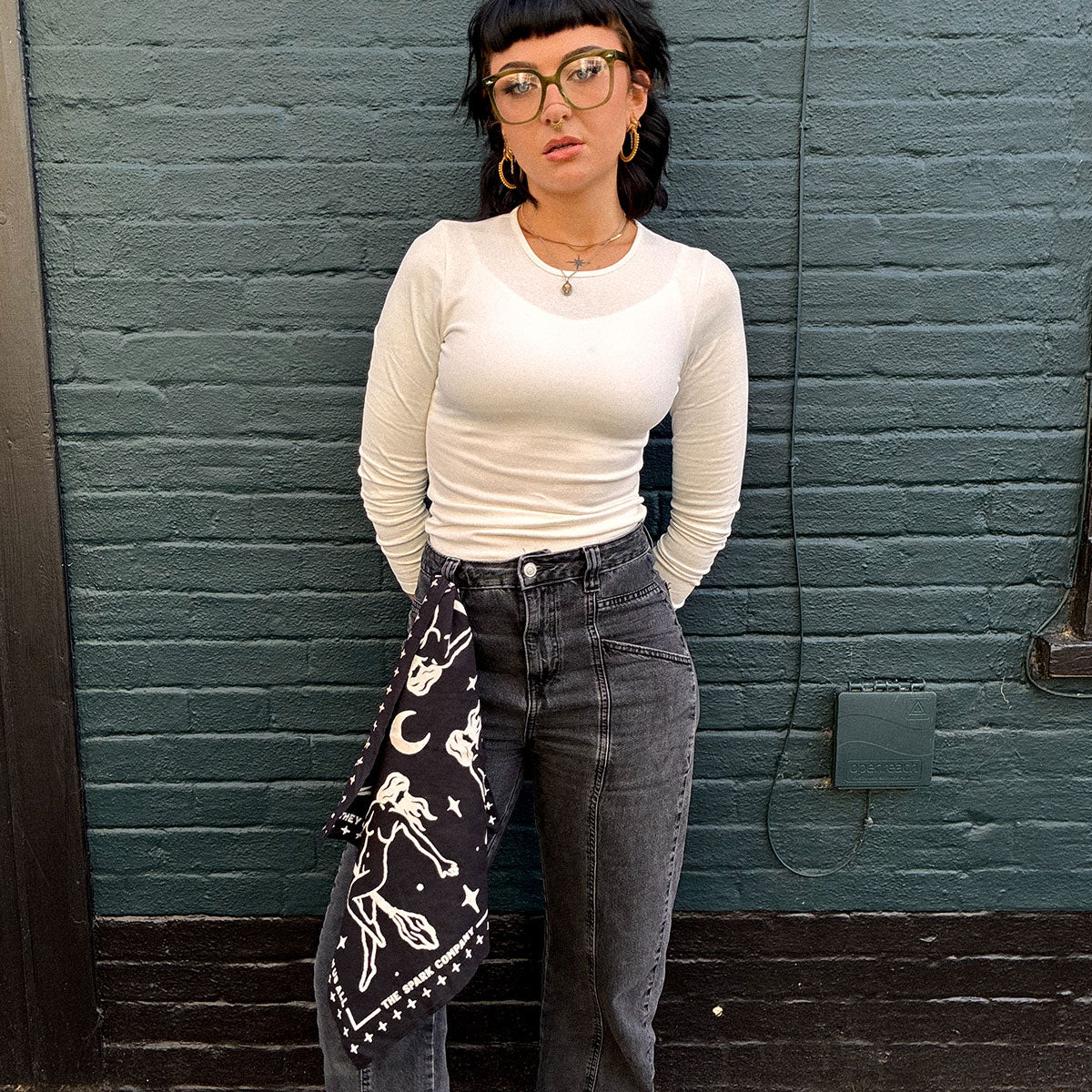 They Can't Burn Us All Bandana Scarf-Feminist Apparel, Feminist Clothing, Feminist Bandana Scarf-The Spark Company