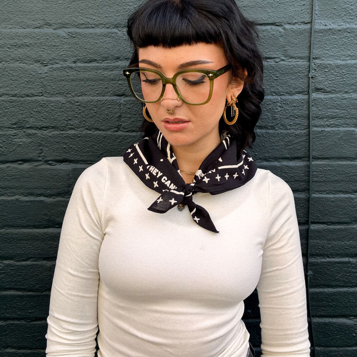 They Can't Burn Us All Bandana Scarf-Feminist Apparel, Feminist Clothing, Feminist Bandana Scarf-The Spark Company