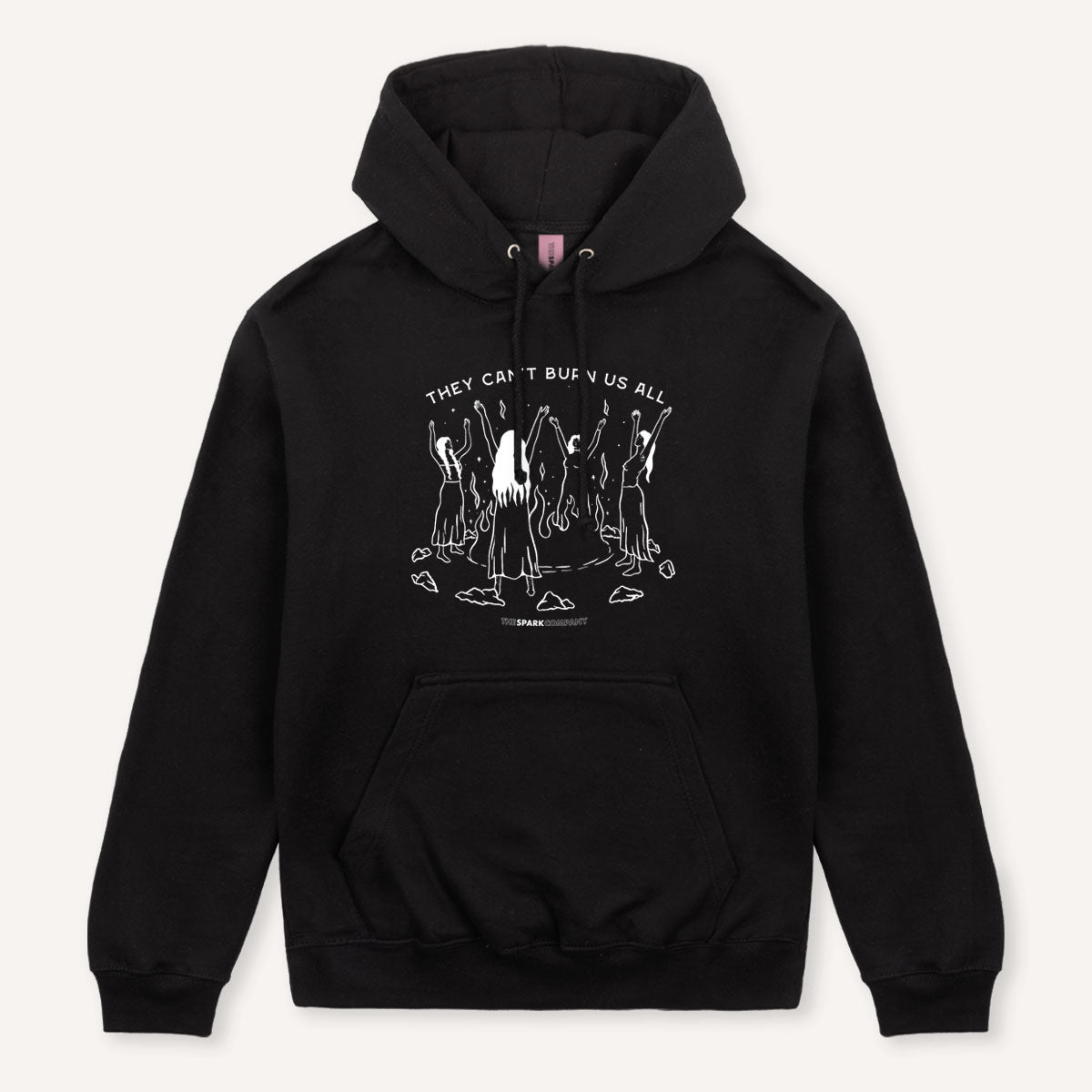 They Can't Burn Us All Hoodie-Feminist Apparel, Feminist Clothing, Feminist Hoodie, JH001-The Spark Company