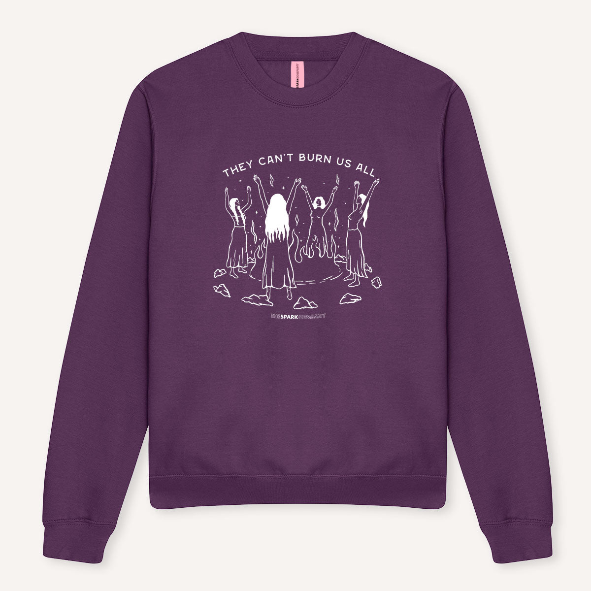 They Can't Burn Us All Sweatshirt-Feminist Apparel, Feminist Clothing, Feminist Sweatshirt, JH030-The Spark Company
