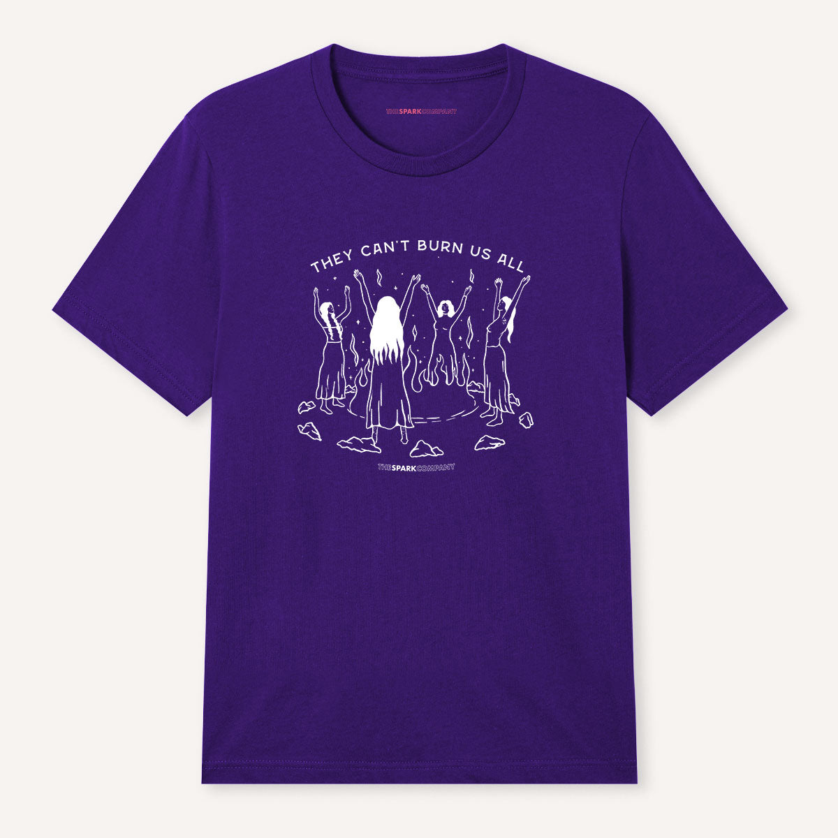 They Can't Burn Us All T-Shirt-Feminist Apparel, Feminist Clothing, Feminist T Shirt, BC3001-The Spark Company
