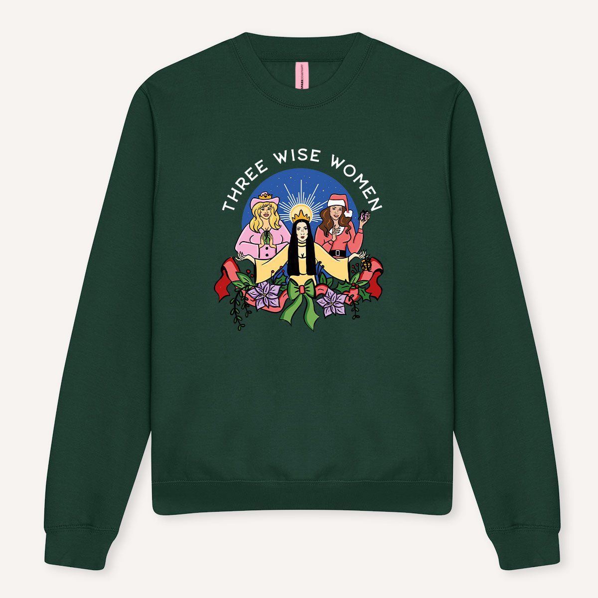 Three Wise Women Christmas Jumper-Feminist Apparel, Feminist Clothing, Feminist Sweatshirt, JH030-The Spark Company