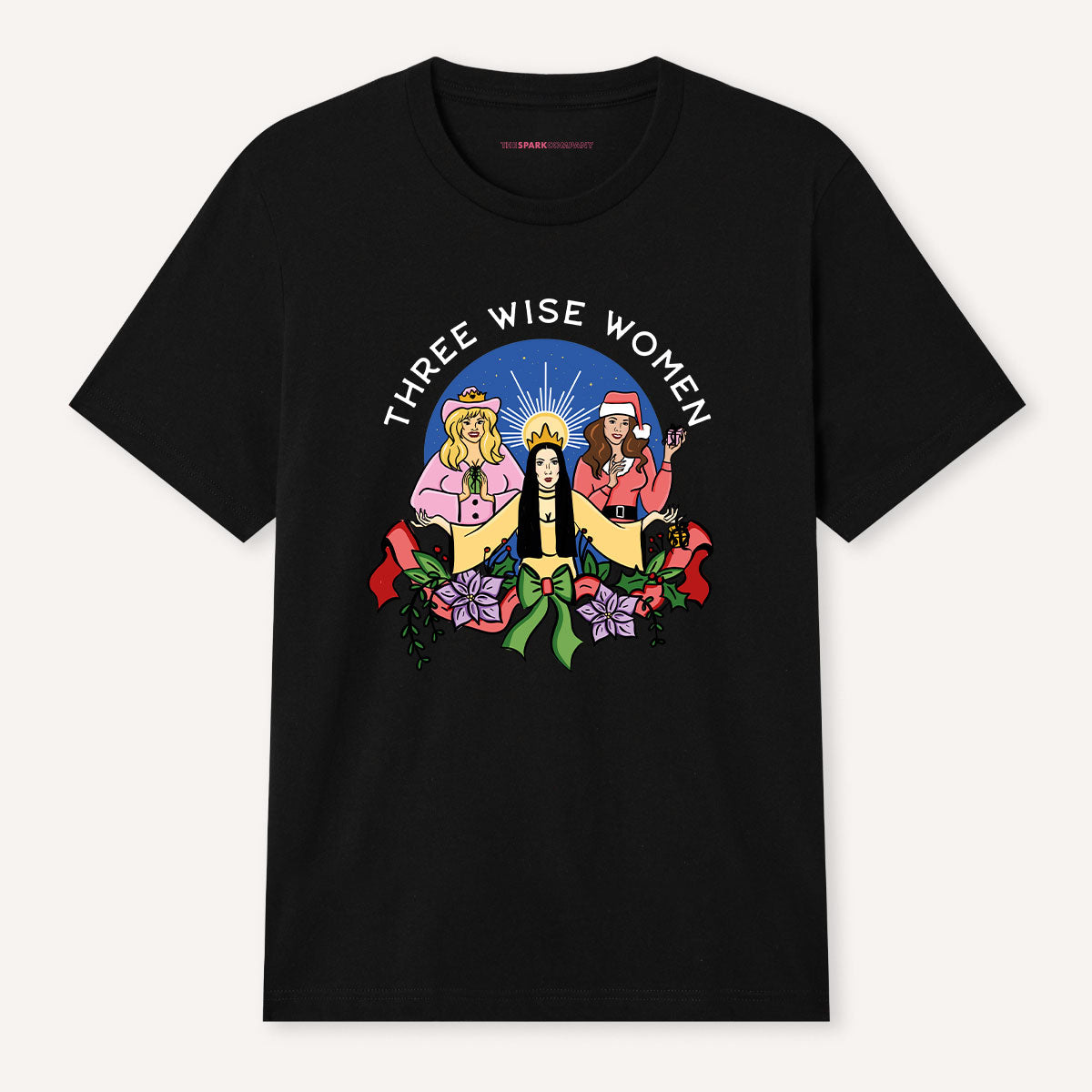 Three Wise Women Christmas T-Shirt-Feminist Apparel, Feminist Clothing, Feminist T Shirt, BC3001-The Spark Company