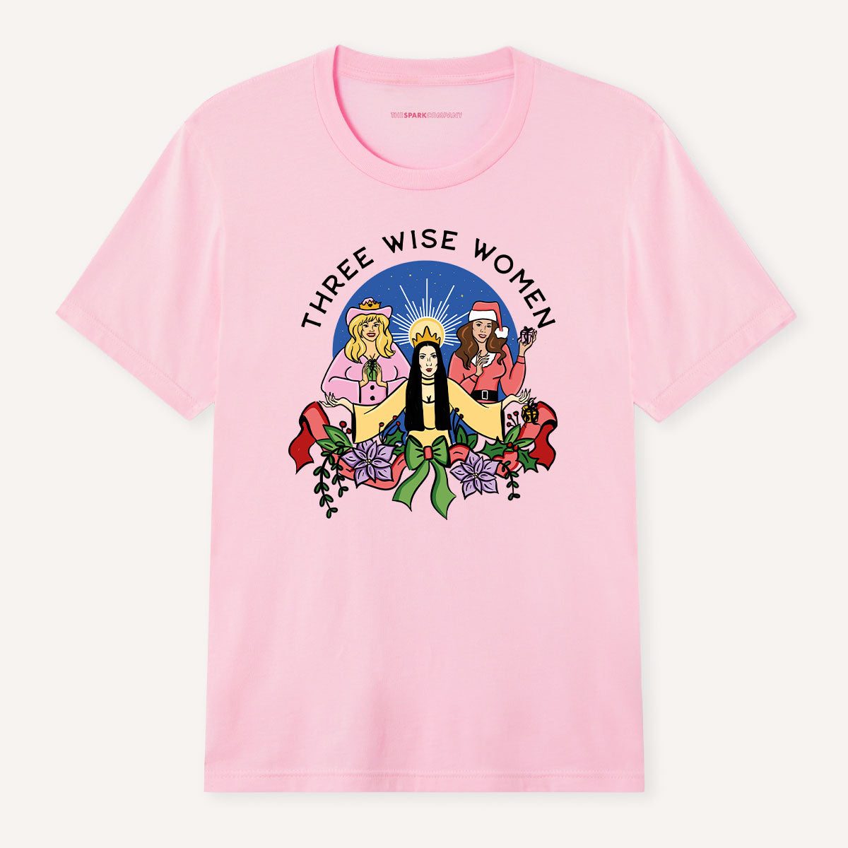 Three Wise Women Christmas T-Shirt-Feminist Apparel, Feminist Clothing, Feminist T Shirt, BC3001-The Spark Company