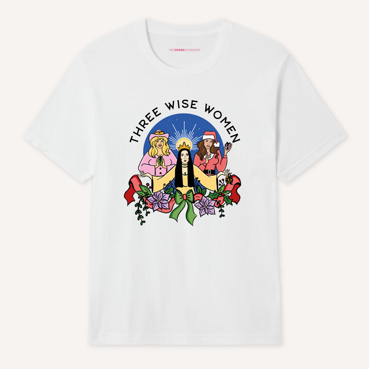 Three Wise Women Christmas T-Shirt-Feminist Apparel, Feminist Clothing, Feminist T Shirt, BC3001-The Spark Company
