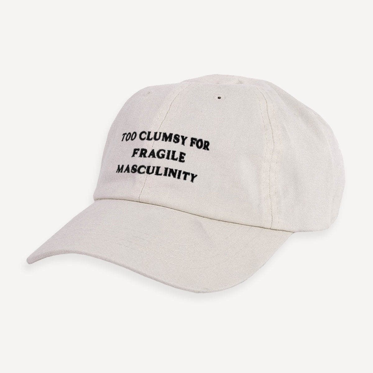 Too Clumsy For Fragile Masculinity Slogan Cap-Feminist Apparel, Feminist Gift, Slogan Cap, BC653-The Spark Company