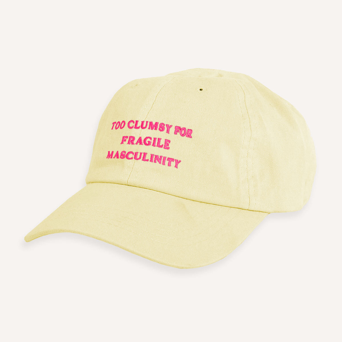 Too Clumsy For Fragile Masculinity Slogan Cap-Feminist Apparel, Feminist Gift, Slogan Cap, BC653-The Spark Company