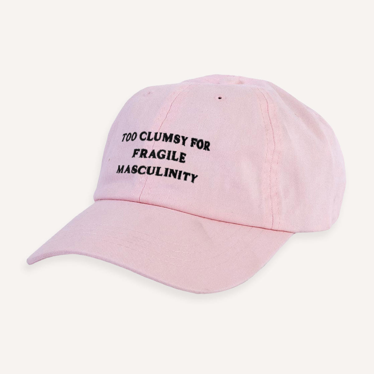 Too Clumsy For Fragile Masculinity Slogan Cap-Feminist Apparel, Feminist Gift, Slogan Cap, BC653-The Spark Company