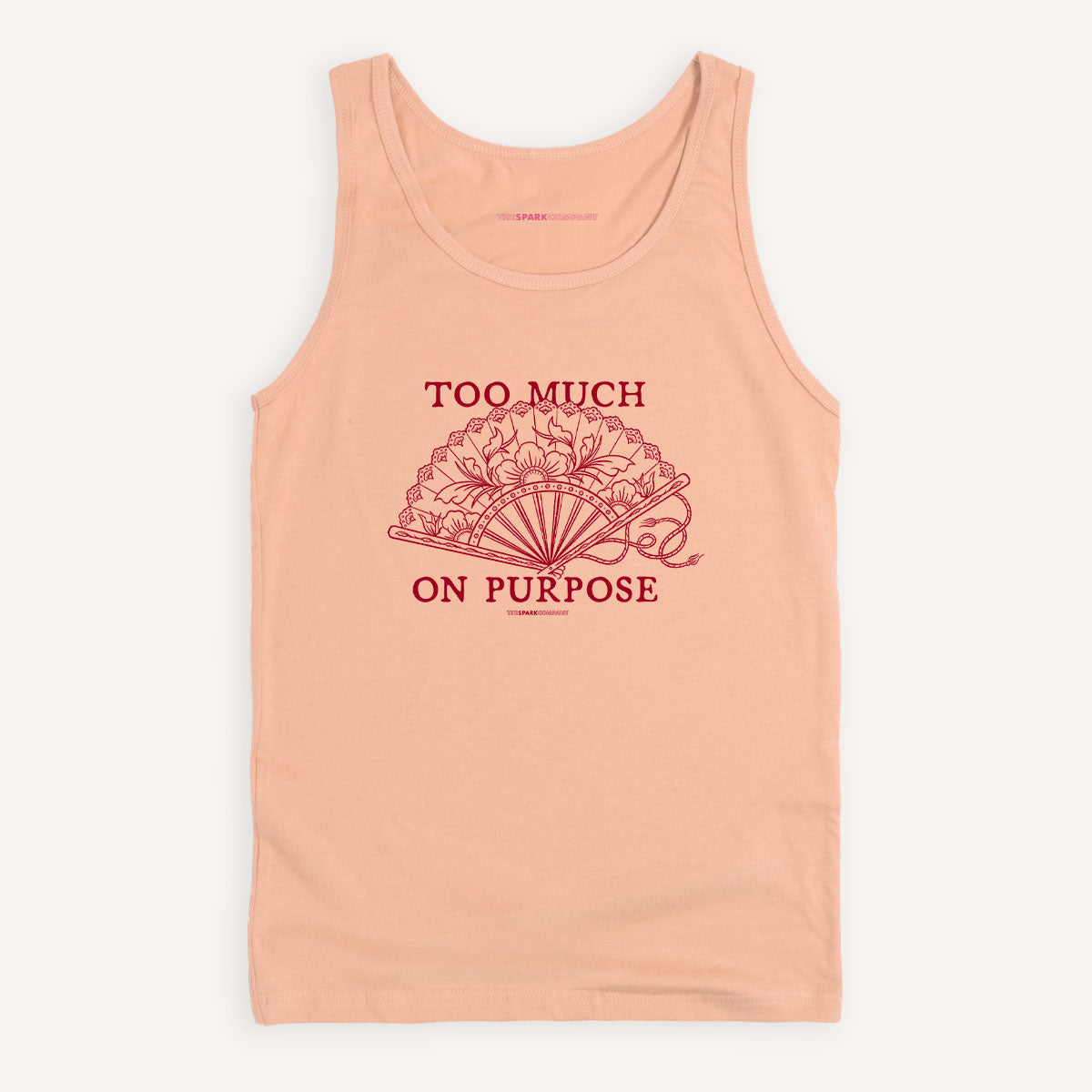 Too Much On Purpose Tank Top-Feminist Apparel, Feminist Clothing, Feminist Tank, 03980-The Spark Company