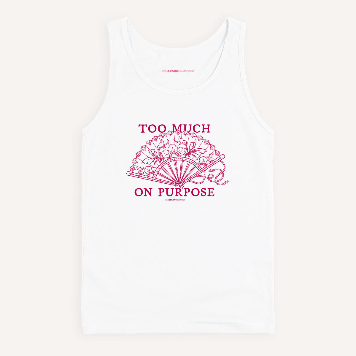 Too Much On Purpose Tank Top-Feminist Apparel, Feminist Clothing, Feminist Tank, 03980-The Spark Company