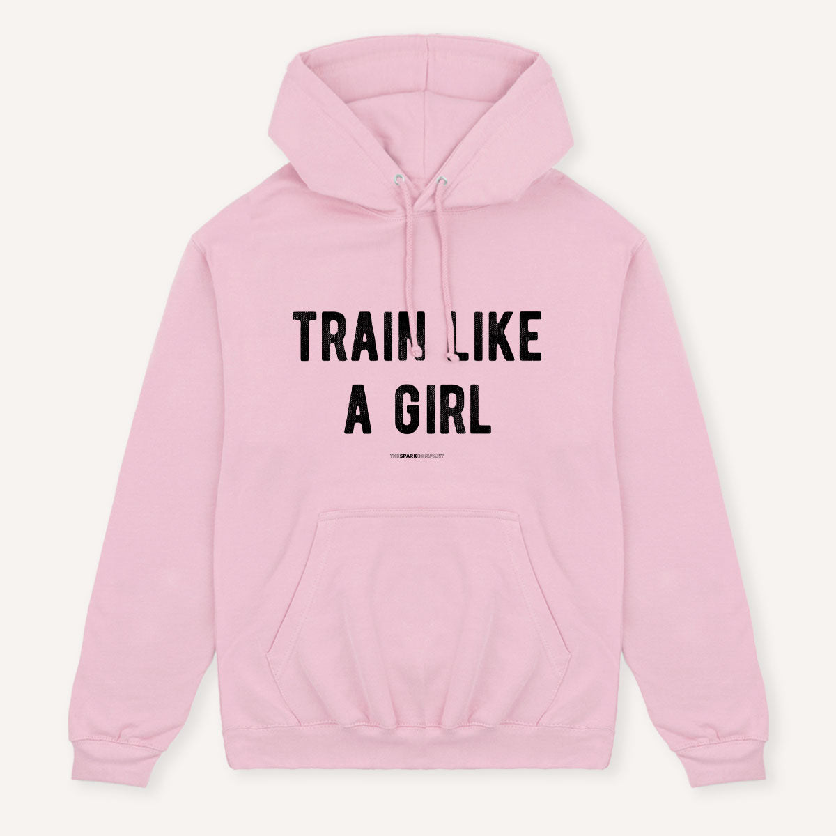Train Like A Girl Hoodie-Feminist Apparel, Feminist Clothing, Feminist Hoodie, JH001-The Spark Company