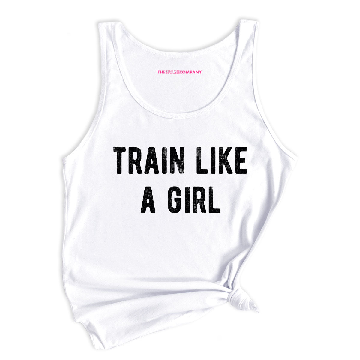 Train Like A Girl Tank Top-Feminist Apparel, Feminist Clothing, Feminist Tank, 03980-The Spark Company