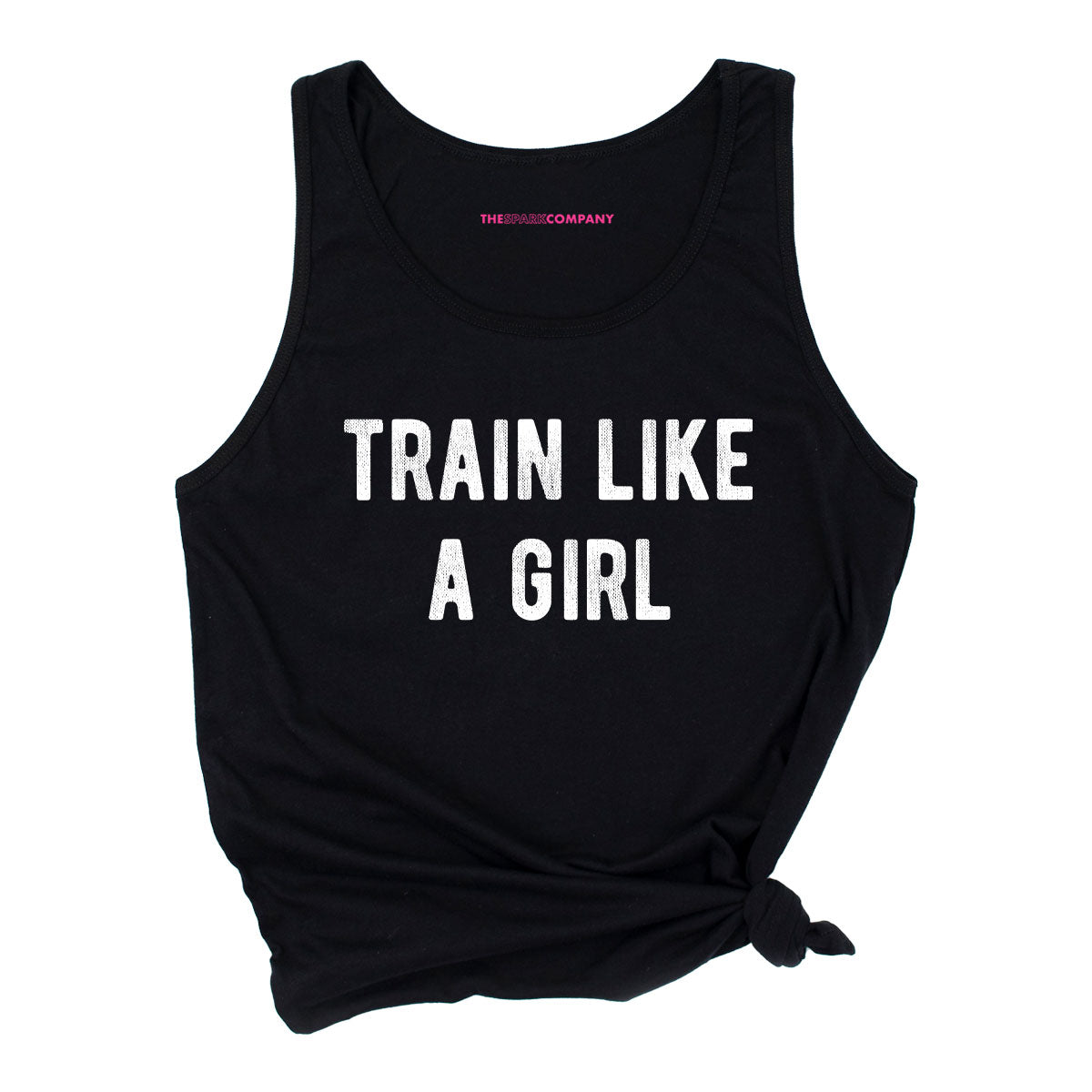 Train Like A Girl Tank Top-Feminist Apparel, Feminist Clothing, Feminist Tank, 03980-The Spark Company