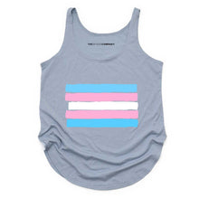Load image into Gallery viewer, Trans Flag Festival Tank Top-LGBT Apparel, LGBT Clothing, LGBT Vest, NL5033-The Spark Company