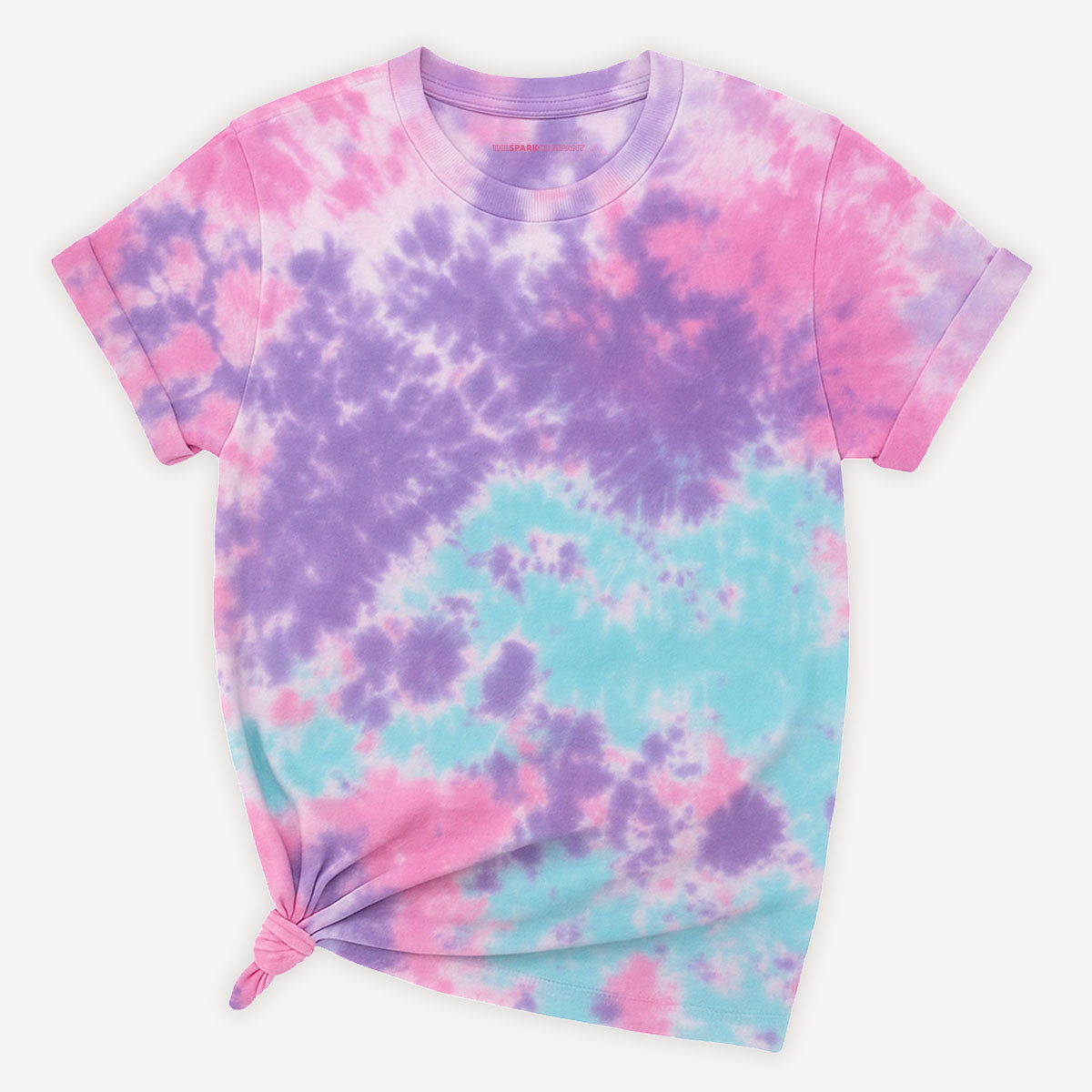 Trans Flag Inspired Tie Dye T-Shirt-LGBT Apparel, LGBT Clothing, LGBT T Shirt, TD02M-The Spark Company