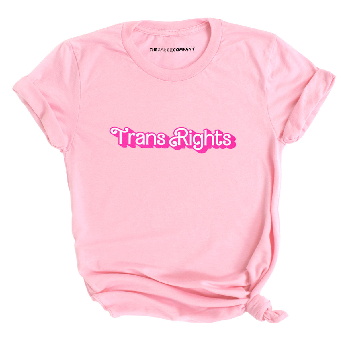Trans Rights T-Shirt-LGBT Apparel, LGBT Clothing, LGBT T Shirt, BC3001-The Spark Company