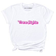 Load image into Gallery viewer, Trans Rights T-Shirt-LGBT Apparel, LGBT Clothing, LGBT T Shirt, BC3001-The Spark Company
