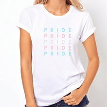 Load image into Gallery viewer, Transgender Pride Spectrum T-Shirt-LGBT Apparel, LGBT Clothing, LGBT T Shirt, BC3001-The Spark Company