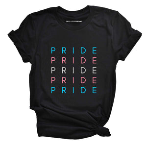 Transgender Pride Spectrum T-Shirt-LGBT Apparel, LGBT Clothing, LGBT T Shirt, BC3001-The Spark Company