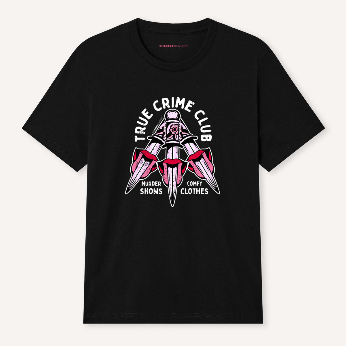 True Crime Club T-Shirt-Feminist Apparel, Feminist Clothing, Feminist T Shirt, BC3001-The Spark Company