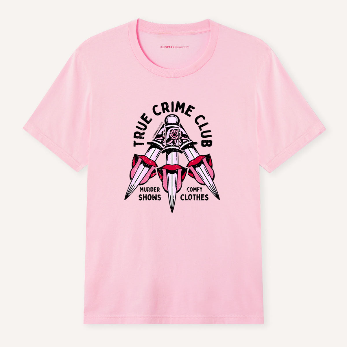 True Crime Club T-Shirt-Feminist Apparel, Feminist Clothing, Feminist T Shirt, BC3001-The Spark Company