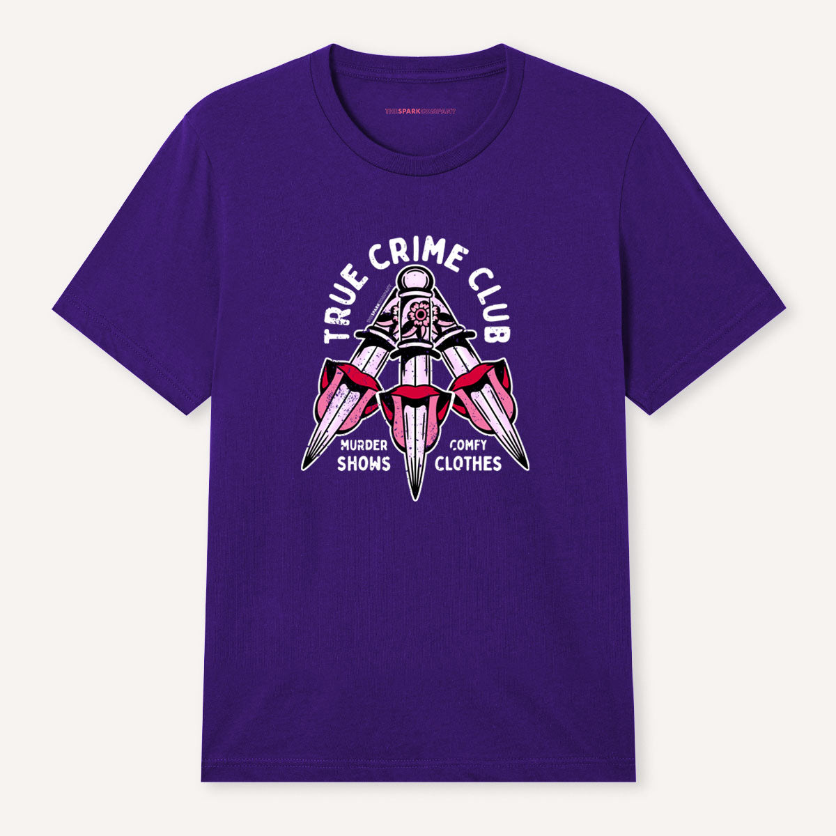 True Crime Club T-Shirt-Feminist Apparel, Feminist Clothing, Feminist T Shirt, BC3001-The Spark Company