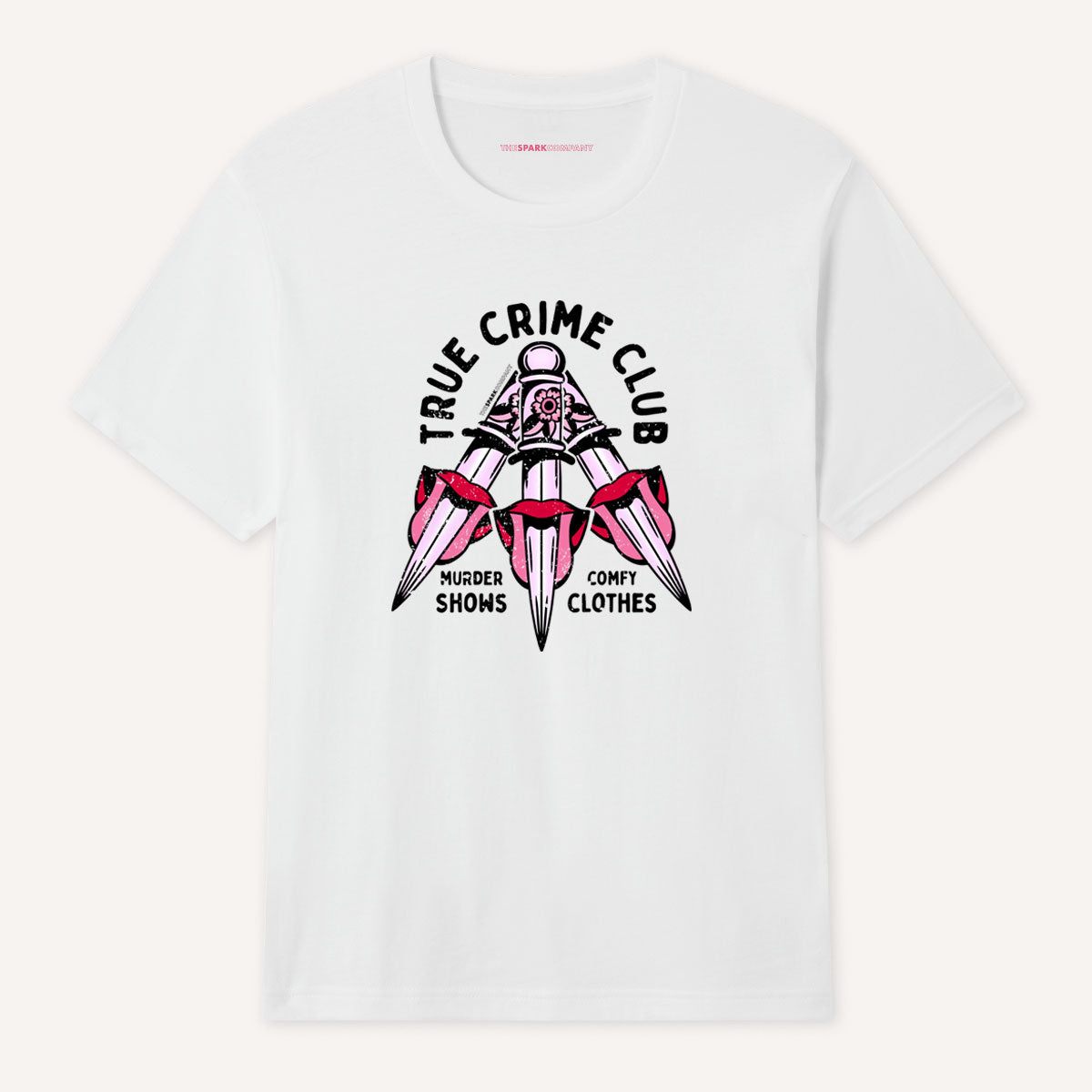 True Crime Club T-Shirt-Feminist Apparel, Feminist Clothing, Feminist T Shirt, BC3001-The Spark Company