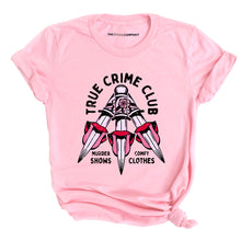 Load image into Gallery viewer, True Crime Club T-Shirt-Feminist Apparel, Feminist Clothing, Feminist T Shirt, BC3001-The Spark Company