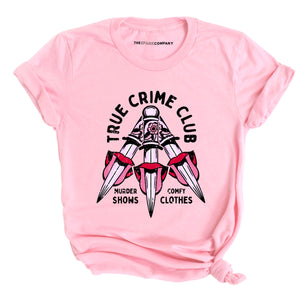 True Crime Club T-Shirt-Feminist Apparel, Feminist Clothing, Feminist T Shirt, BC3001-The Spark Company